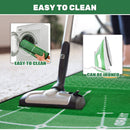 SAPLIZE Golf Putting Mat, 20in X 10ft Auto Ball Return Putting Green Mat with Non-Slip Backing Golf Practice Mat for Indoor/Outdoor Golf Training Aid