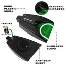 SAPLIZE Golf Putting Mat, 20in X 10ft Auto Ball Return Putting Green Mat with Non-Slip Backing Golf Practice Mat for Indoor/Outdoor Golf Training Aid