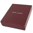 Large Leather Golf Scorecard Holder - for UK, Ireland & European scorecards 2314 Black