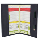 Soft Leather Golf Scorecard Holder 2315 Navy