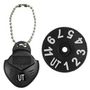 Meili Multi-Style Knit Golf Head Cover Set of 4 for Driver Wood*1, Fairway Wood*2 and Hybrid*1, Long Neck, Big Pom Pom, Low-Key Style, Suitable for men/women (Skull Pattern)