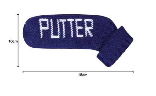 Navy Blue Golf Blade Putter Cover,1 Piece in Pack, Double Layers knit, Fits Blade Putters Cute and Soft Acrylic Fabric