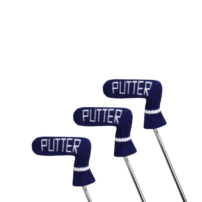 Navy Blue Golf Blade Putter Cover,1 Piece in Pack, Double Layers knit, Fits Blade Putters Cute and Soft Acrylic Fabric