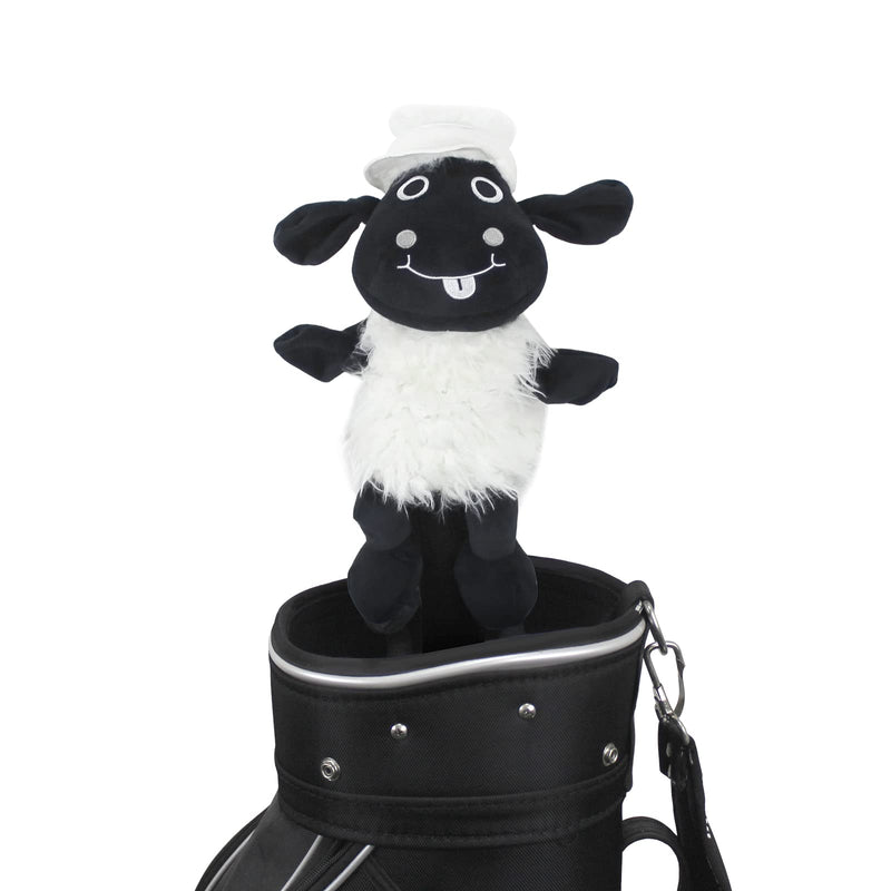 Scott Edward Animal Zoo Golf Driver Wood Covers, Fit Drivers and Fairway, Lovely Dogs, Funny and Functional (Black Sheep, Fairway Wood)