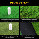 Scott Edward Golf Hitting Mat 3-in-1 Tee Turf, Rough Turf and Fairway Turf Multiple Versions Portable Golf Training Mat Practice Training Mat for Indoor and Outdoor with 3Pcs Rubber Tees()