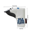 SEACLOUD Golf Club Head Cover Lovely Husky Golf Putter Blade Cover Cartoon Animal PU Leather Headcover Dustproof Covers