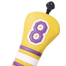 SHABIER Golf Sports Style Golf Wood Club Headcover Driver Cover for Taylormade M5 M6 Driver (No8 Fairway Cover)