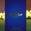 Shanker Golf Balls Hero Edition - Rude Horrible Balls - Funny Joke Gift for Golfers (Set of 6, Novelty, Playing Quality) - Gold Stamped Gift Box