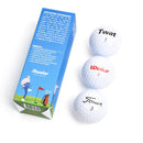 Shanker Golf Balls - Rude Branded Horrible Balls - Funny Joke Gift for Golfers (Sleeve of 3, Novelty, Playing Quality)