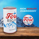 Shanker Golf Driver Headcover - Fore Right Beer Can Funny Headcover - Tour Grade PU Leather Golf Club Cover - Embroidered Finish