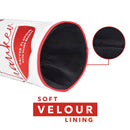 Shanker Golf Driver Headcover - Massive Slice Can Shaped Funny Driver Cover - Tour Grade PU Leather Golf Club Cover with Embroidered Pattern