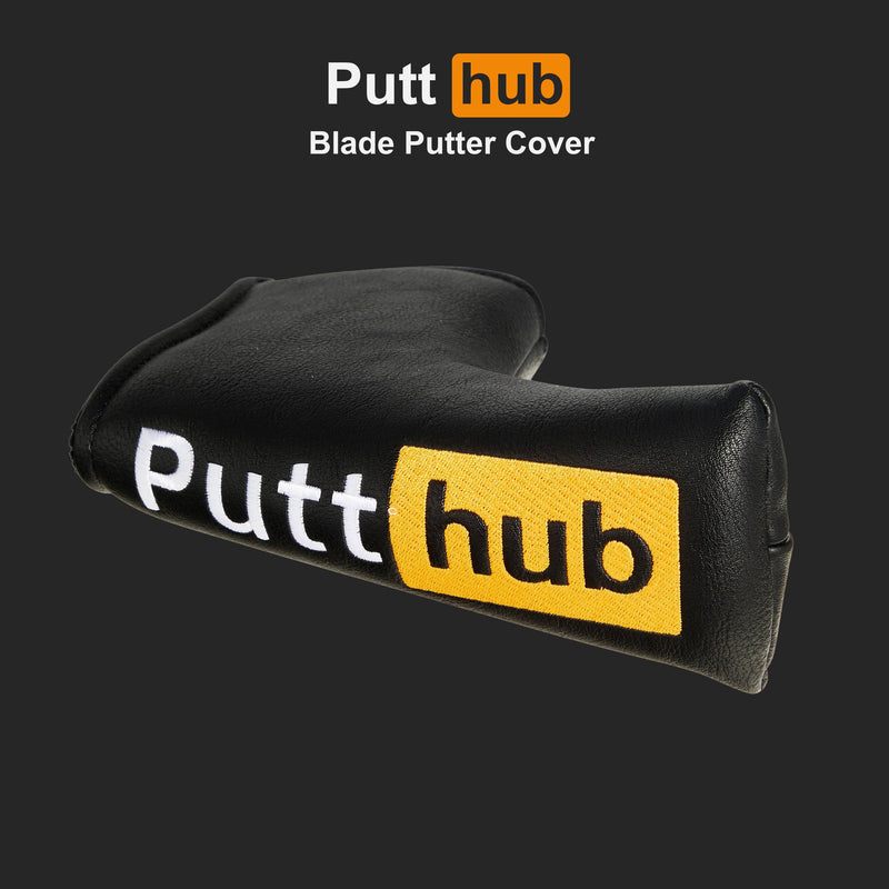 Shanker Golf Putter Cover - PuttHub Funny Blade Putter Cover - Tour Grade PU Leather Headcover - Funny Headcover for Golf Clubs - Perfect Joke Gift for Golfer - Rude Novelty Golf Gift Idea