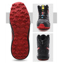 Shhyy - Men’s Waterproof Winter Golf Boots – Red High-Top