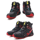 Shhyy - Men’s Waterproof Winter Golf Boots – Red High-Top