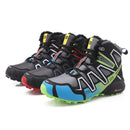 Shhyy - Men’s Waterproof Winter Golf Boots – Red High-Top