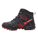 Shhyy - Men’s Waterproof Winter Golf Boots – Red High-Top
