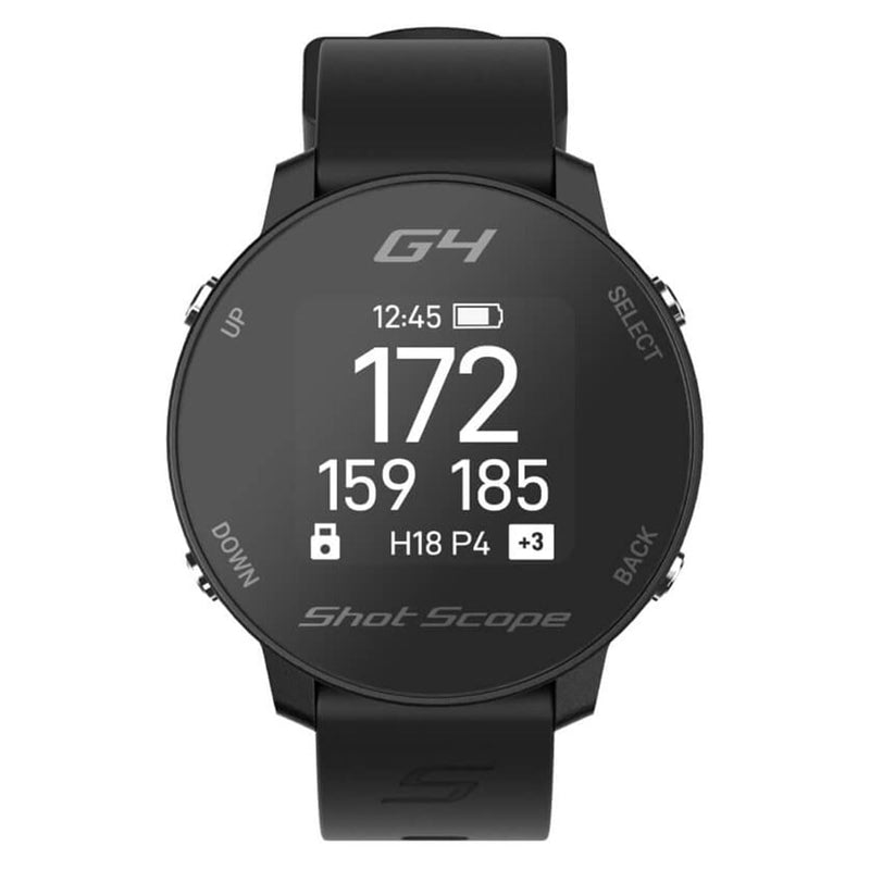 Shot Scope G4 - GPS Golf Watch - Dynamic Yardages To Green - Distance To Dogleg/Layup Points