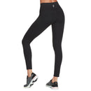 Skechers Golf Women's Go Walk Go Flex High Waisted 2-pocket Yoga Legging Pants, Bold Black