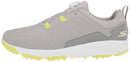 Skechers Men's Torque Twist Waterproof Golf Shoe, Gray/Yellow