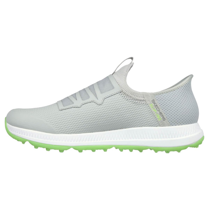 Skechers Mens Go Golf Elite 5 Slip in Golf Shoes - Grey/Lime