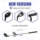 Kids Golf Set Golf Toy Set Golf Game Play Sets Outdoor Indoor Sports Toys with Balls,Holes,Garden Game for Boys Girls Children