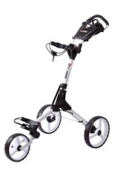 SkyMax Cube 3 Compact Golf Trolley – White/Blue