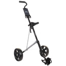 Slazenger Steel 2-Wheel Golf Trolley – Black