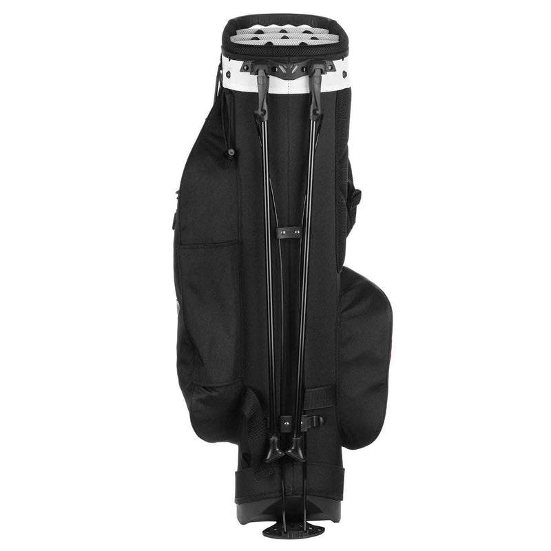 Slazenger Unisex V Series Original Golf Stand Bag Black/White/Red