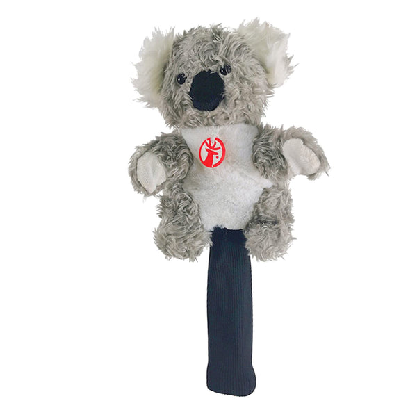 SM SunniMix Novelty Golf Club Headcover Soft Animal Wood Driver Head Cover Dust Proof Portable Funny for Women Men Golfer, Koala