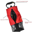 SouiWuzi Golf Ball Bag Shag Collector Picker Retriever Portable Convenient Pocket Accessories with Removable Tube Red,Golf Shag Bag,Sports Accessories