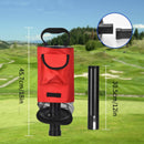 SouiWuzi Golf Ball Bag Shag Collector Picker Retriever Portable Convenient Pocket Accessories with Removable Tube Red,Golf Shag Bag,Sports Accessories