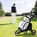 SPOTRAVEL Foldable 3-Wheel Golf Trolley – Grey