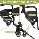 SPOTRAVEL Lightweight Folding 3 Wheel Golf Trolley