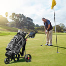 SPOTRAVEL Lightweight Folding 3 Wheel Golf Trolley