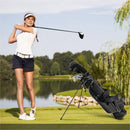 SPOTRAVEL Lightweight Waterproof Golf Stand Bag – Black