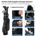 SPOTRAVEL Lightweight Waterproof Golf Stand Bag – Black
