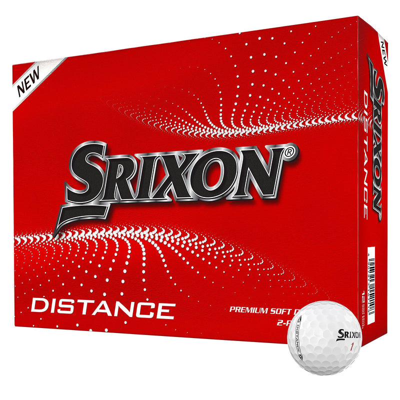 Srixon Distance 10 {NEW MODEL} - Dozen Golf Balls - High Velocity and Responsive Feel - Resistant and Durable - Premium Golf Accessories and Golf Gifts, White