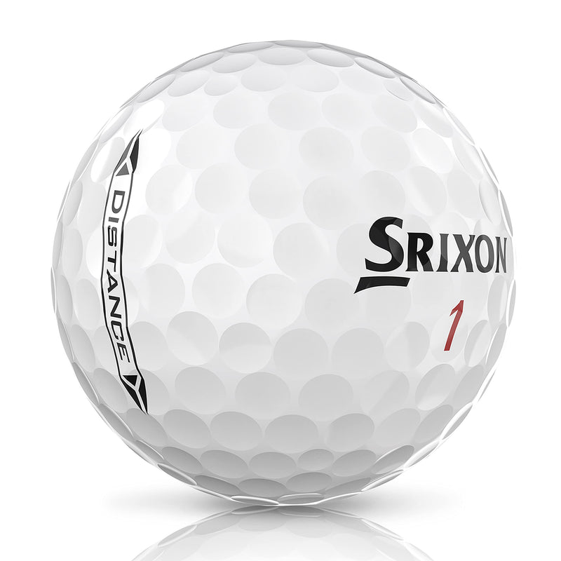 Srixon Distance 10 {NEW MODEL} - Dozen Golf Balls - High Velocity and Responsive Feel - Resistant and Durable - Premium Golf Accessories and Golf Gifts, White