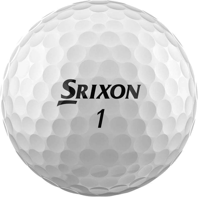 Srixon Z Star 8 - Dozen Premium Golf Balls - Tour Level - Performance - Urethane - 4 pieces - Premium Golf Accessories and Golf Gifts, PURE WHITE