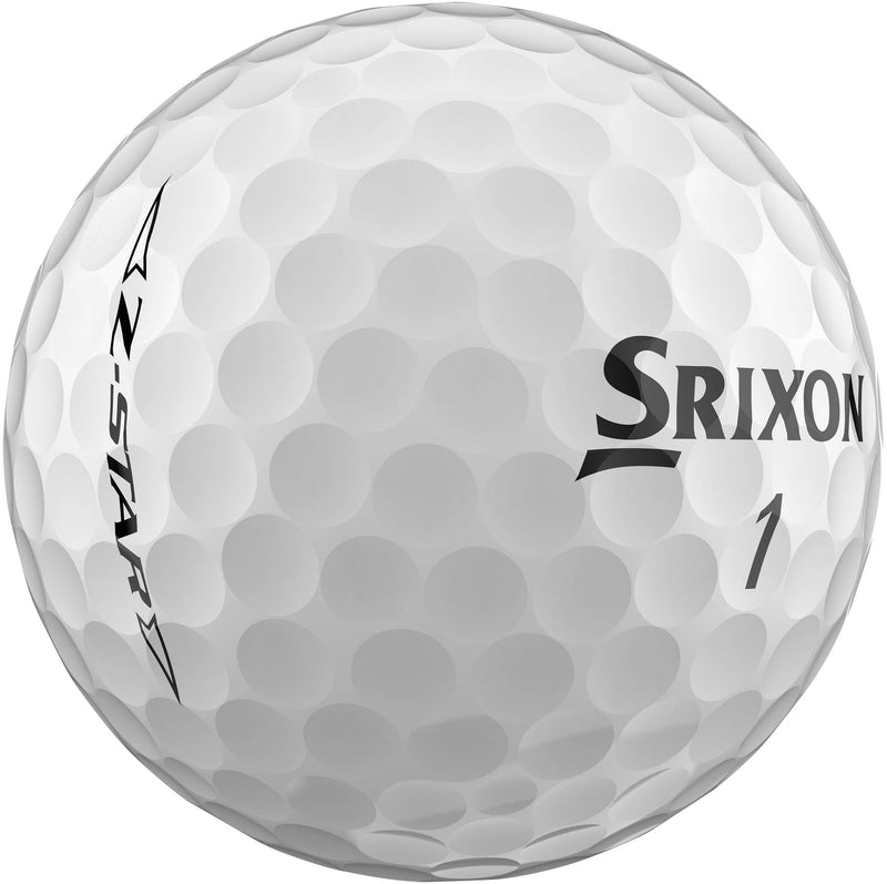 Srixon Z Star 8 - Dozen Premium Golf Balls - Tour Level - Performance - Urethane - 4 pieces - Premium Golf Accessories and Golf Gifts, PURE WHITE