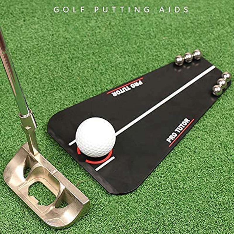 Stuurvnee Putting Tutor with Free Zipper Case, Putting Aid Indoor Putting Trainer/Aids