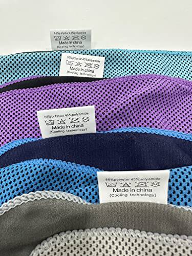 Sukeen Cooling Towel, 4 Pack Cooling Towels for Neck, Soft Breathable Sweat Towel Gym Towel, Stay Cool Ice Towel, Microfibre Cool Towel for Men Women Work Out Sports Yoga Golf (40"x12")