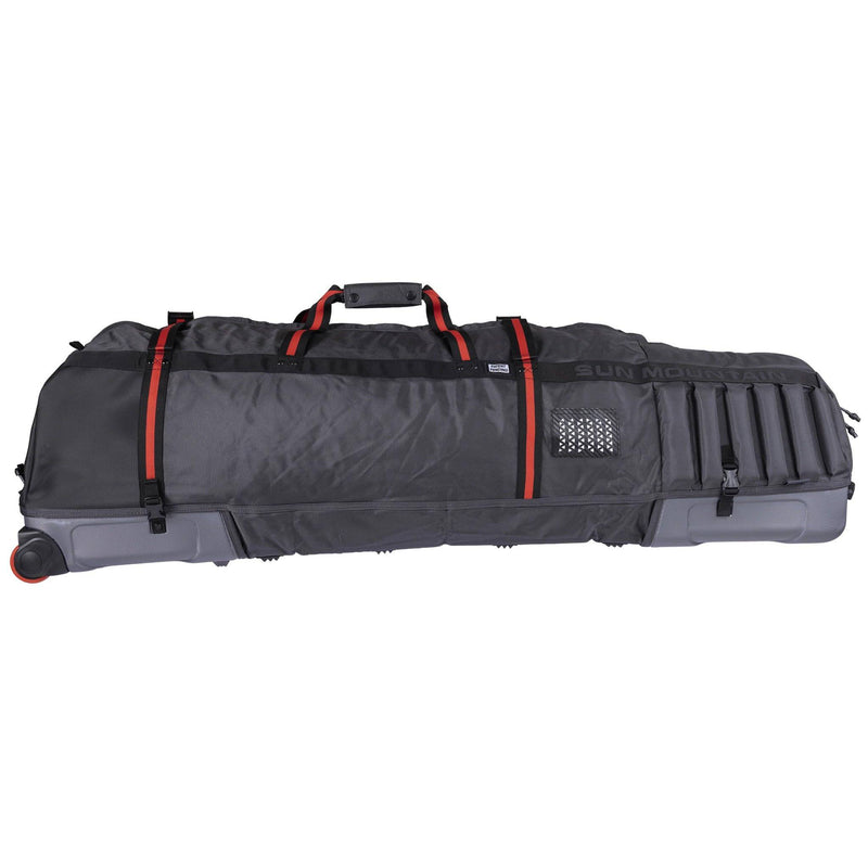 Sun Mountain 2023 Kube Travel Cover (Steel/Black/Rush Red)