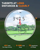 SUNPOW 1200-Yard Golf Rangefinder with Slope & Magnetic Grip