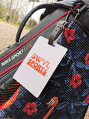 Golf Distance Matrix Bag Tag- Gapping Chart, Know Your Distance For Every Shot by SWVL Sports (Pack of 1)