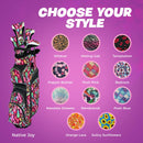 Taboo Fashions - Golf Bags for Women, 14-Way Golf Club Bags, Large-Capacity Womens Golf Bag, Ladies Golf Bag w/ 7 Zippered Pockets, & Insulated Beverage Compartment, 35 x 11 in, Native Joy