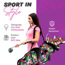 Womens Golf Bag - Taboo Fashions Lightweight Ladies Cart Bag, 14-Way, 7 Zippered Pockets, Rain Hood, Insulated Beverage Compartment (Rembrandt)