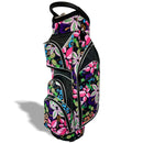 Womens Golf Bag - Taboo Fashions Lightweight Ladies Cart Bag, 14-Way, 7 Zippered Pockets, Rain Hood, Insulated Beverage Compartment (Tropical Paradise)