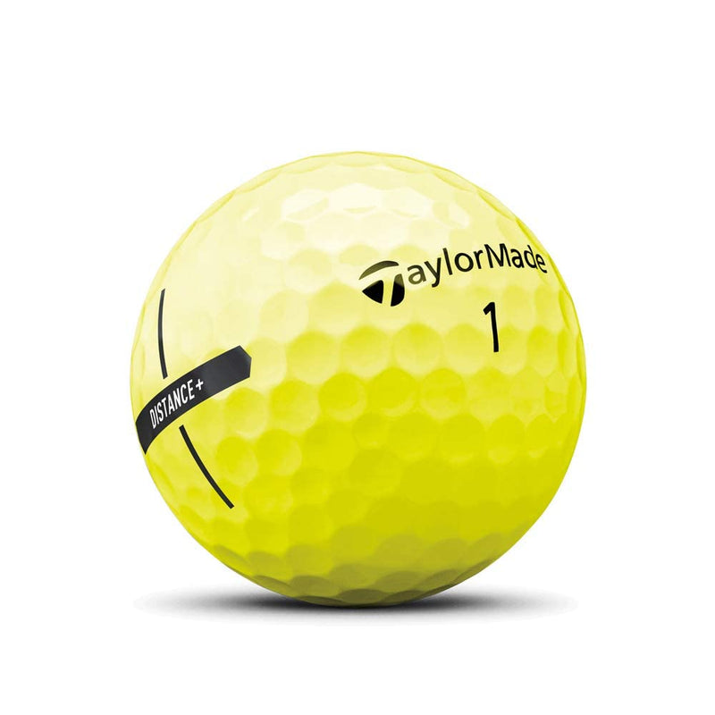 TaylorMade 2021 Yellow Distance+ Golf Balls