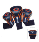 Team Golf NFL Chicago Bears 3pk Contour Fit Headcover, One Size